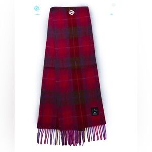 New Islander Fuchsia Lambswool Scarf Small